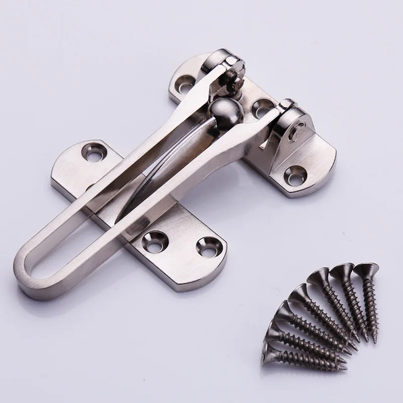 Thickened Anti-theft Buckle Insurance Door Bolt Room Door Bar Door Buckle Lock Bedroom Home Hotel Safety Anti-lock Locker