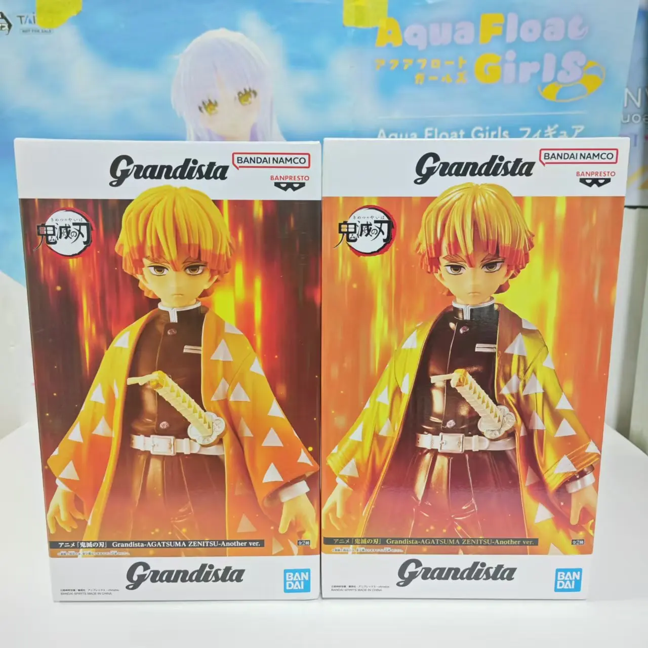 Asli Banpresto Demon Slayer Anime Agatsuma Zenitsu Grandista Figur Anime Mainan Koleksi Patung Model Figur Aksi