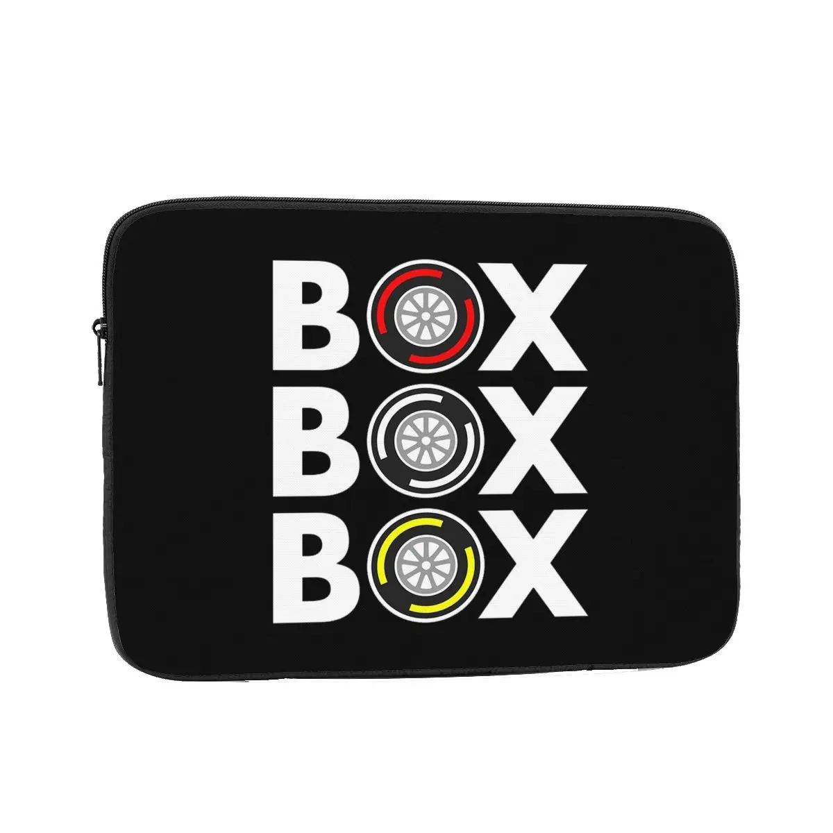 

Box Box Box F1 Tyre Compound White Text Design Laptop Sleeve Cover Bag 1 Notebook Bag Sleeve Tablet Shockproof Case Bag