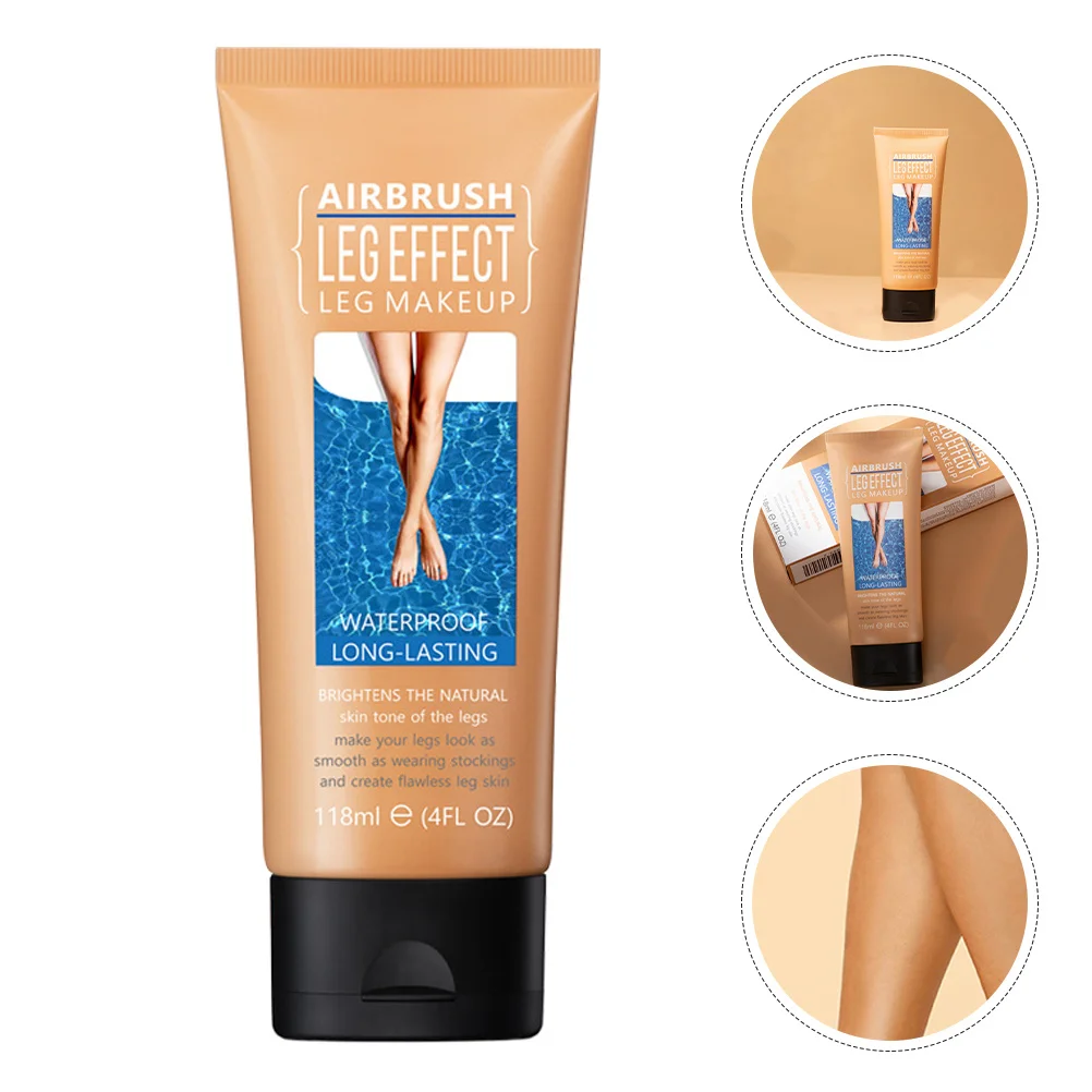 

Foundation Makeup Long Lasting Water Resistant Natural Finish Skin Brightening Leg Coverage Foundation Applicator Body