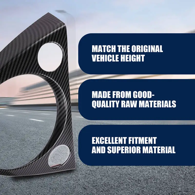 

Multi-Purpose Upgraded Car Central Control Gear Panel Frame Trim for 500 2011-2015