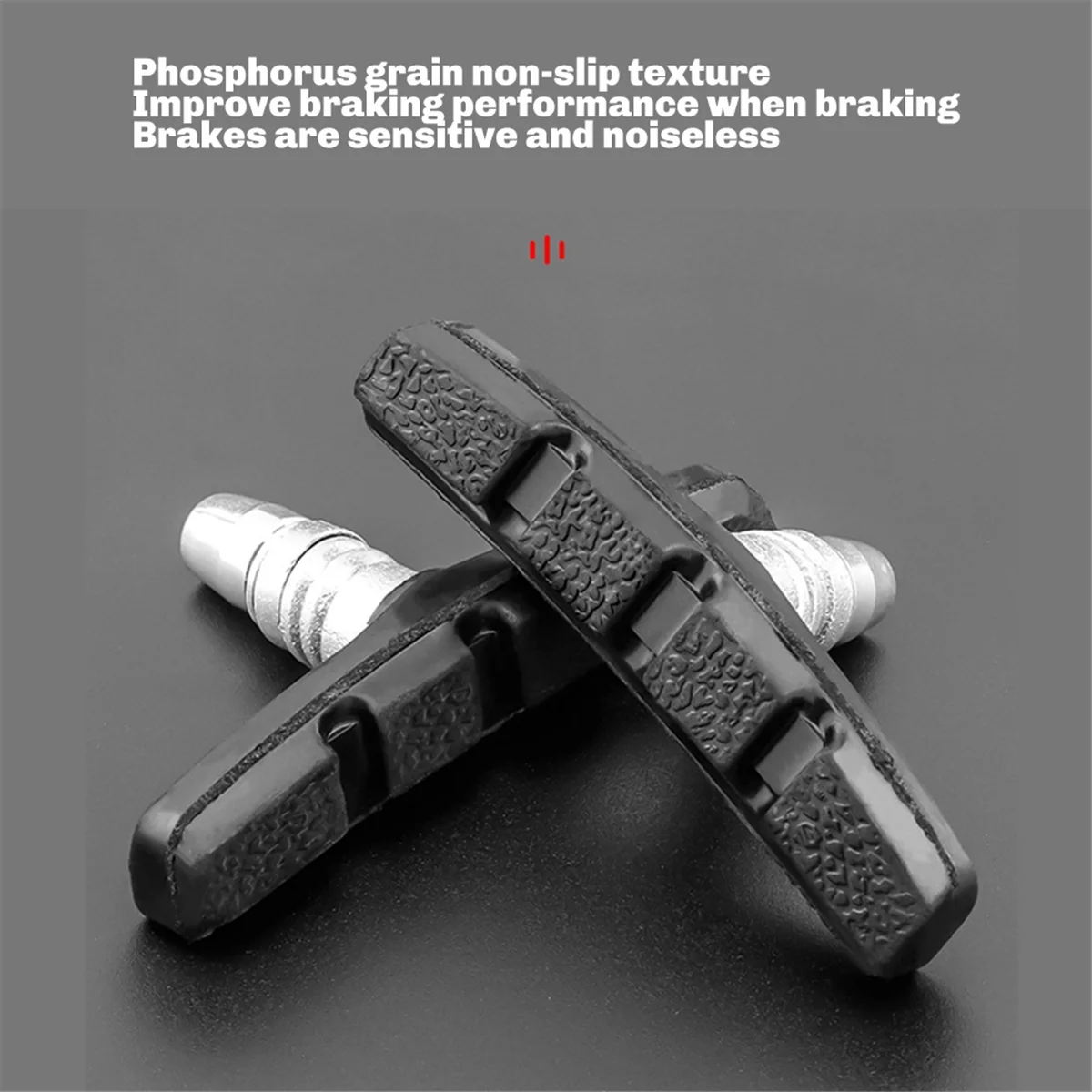 4Pair Bike Brake Pads Bicycle V Brake Pads for 451/20 Inch /18 Inch /16 Inch /14 Inch /24 Inch /26 Inch and 700C Bikes