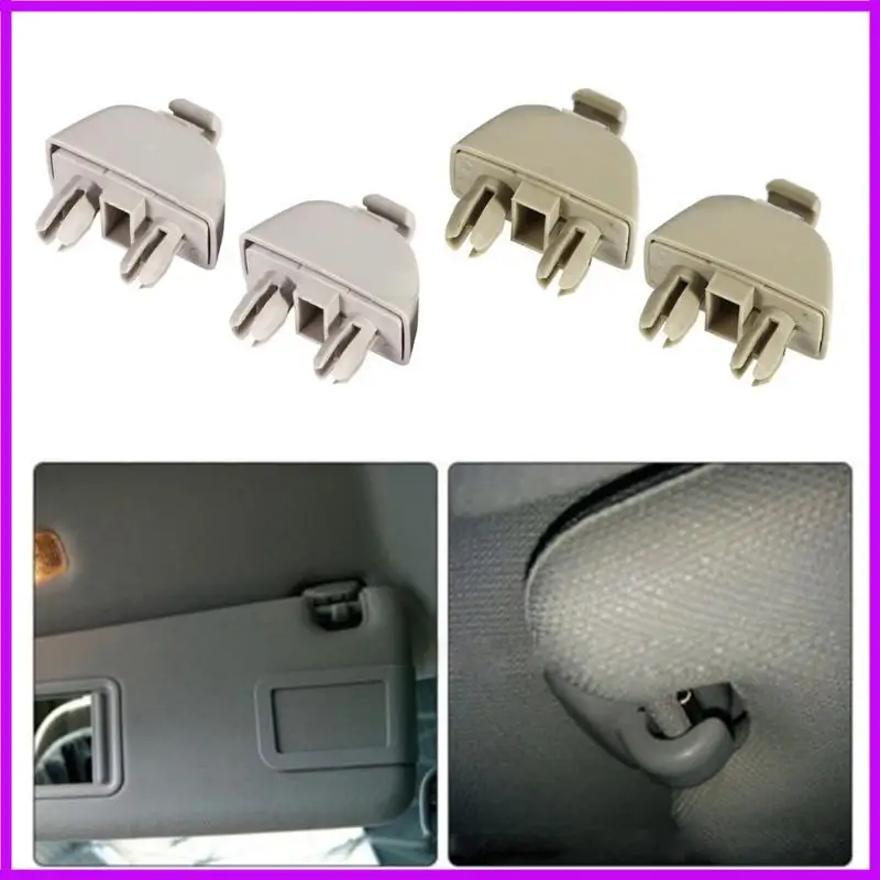 R9CC Sun Visor Clip Hook Interior Fastener Clip for A6-C6 Passat-B7 4F0857561