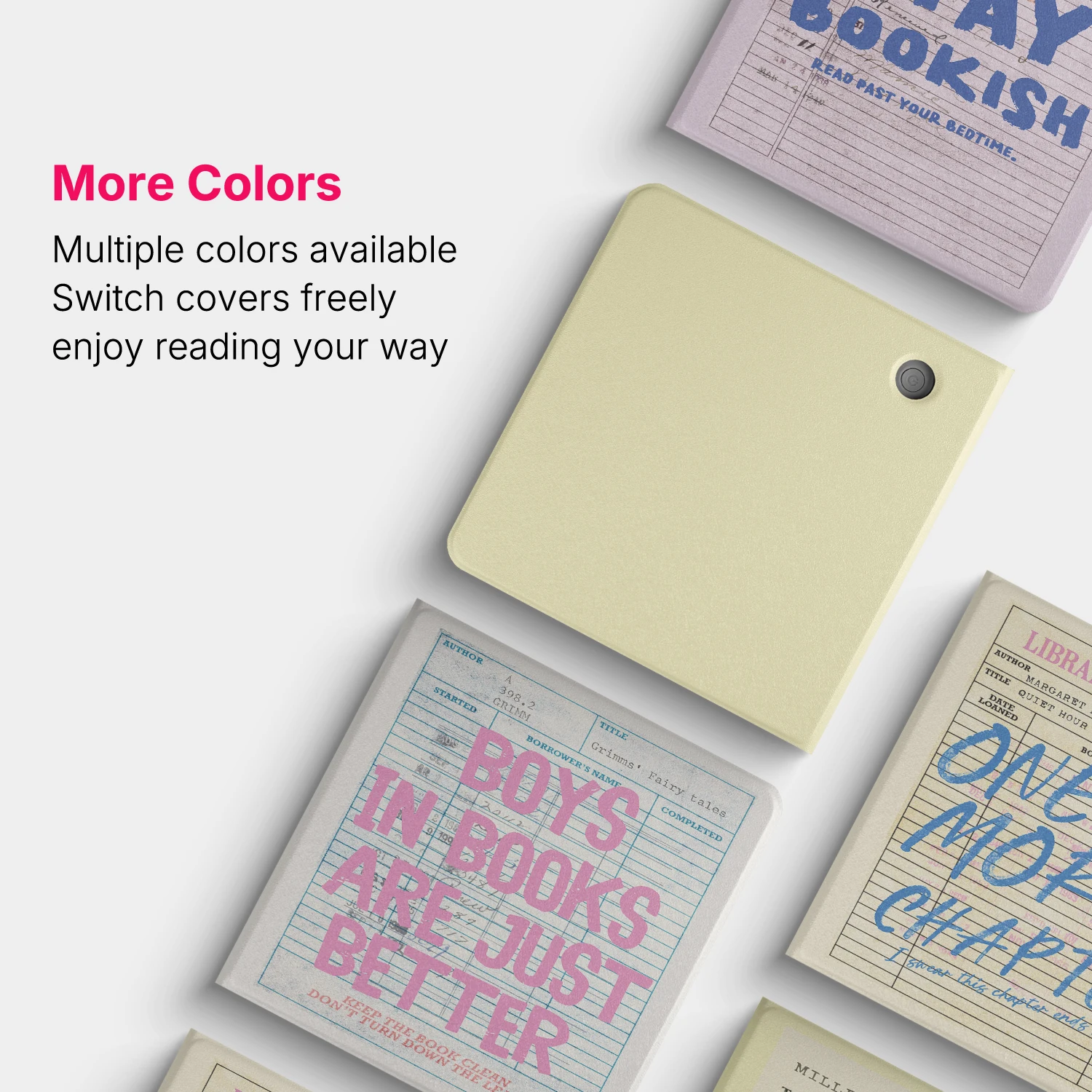 Etui Magnetyczne Odłączane Przezroczyste z Przegródką na Rysik i Funkcją Automatycznego Usypiania do Kobo Libra Colour Libra 2 + Karta Biblioteczna — zdjęcie produktu 3