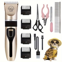 Professional Pet Hair trimmer Set - Silent electric clipper Efficient hair trimmer for dogs and cats