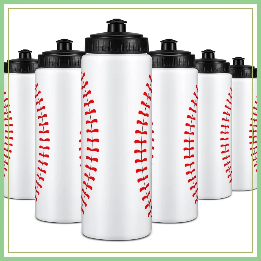 

20 oz Squeeze Sports Bottle for Baseball, Reusable Water Bottle Bulk, Sports Accessories Gifts