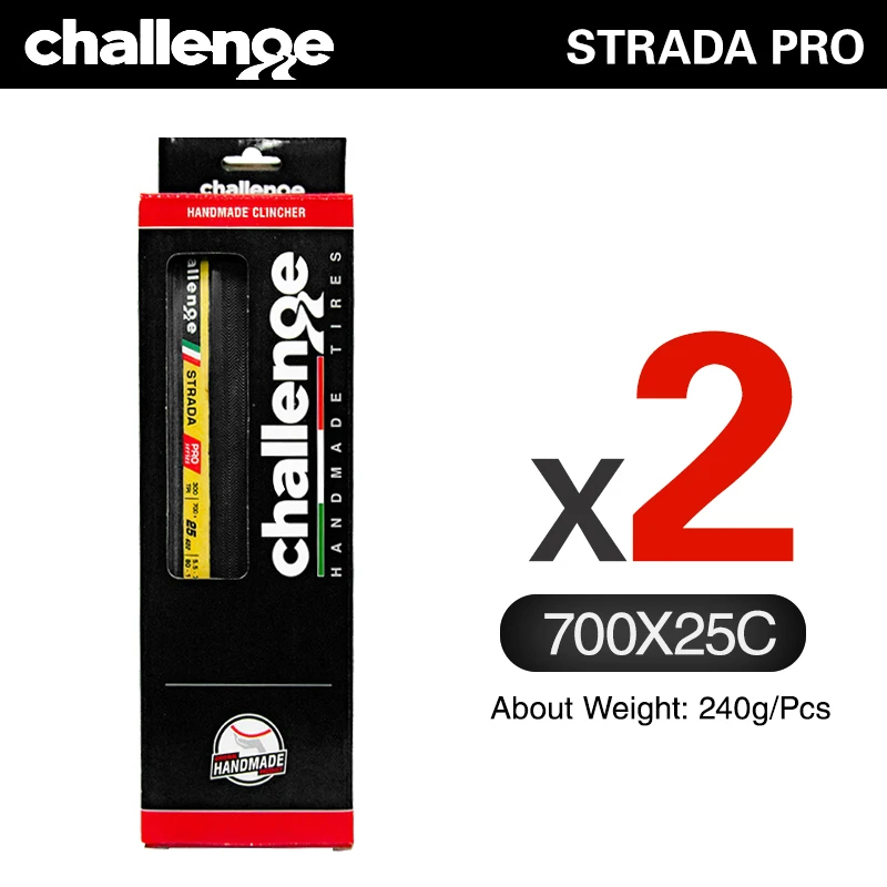 チャレンジ Strada プロ ロードバイク タイヤ 700X25C 防刃折りたたみ