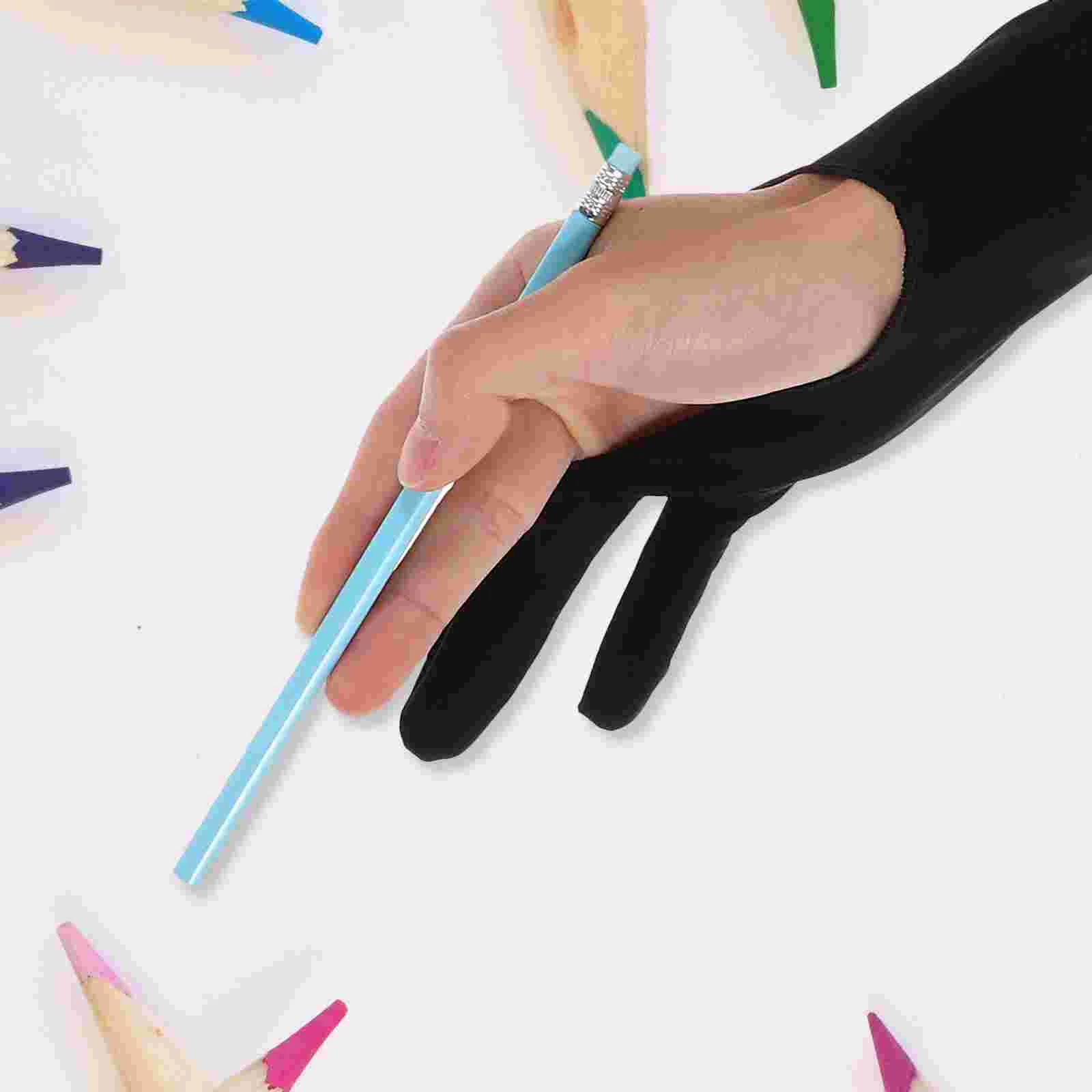 Painting Gloves Artist Sketching Tablet Digital Drawing Two-finger for Children