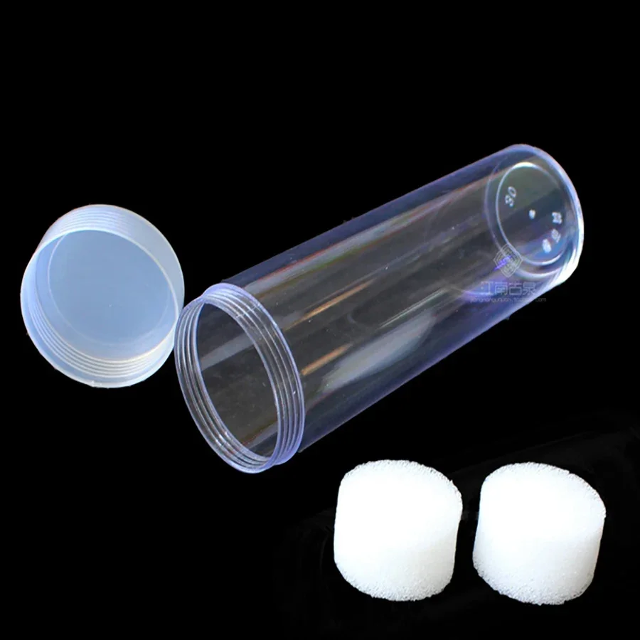 1pcs New 19-32mm Clear Plastic Roll Coins Storage Tube Protective Tube Holder Coins Collect Protect Gross Ware Tools