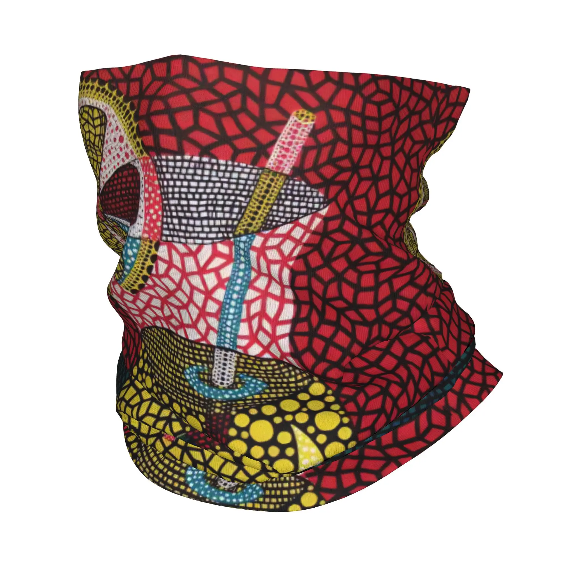 Yayoi Kusama Pumpkin Classic Artists Bandana Winter Neck Warmer Men Windproof Wrap Face Scarf for Hiking  Gaiter Headband