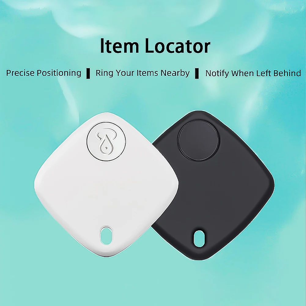 Smart GPS Tracker Work with Apple Find My Bluetooth-Compatible Item Lost Finder Tracker Wireless Mini Tracking Device Key Finder