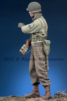 1:35 model kit resin kit    WW2 US Infantry (2 figures)