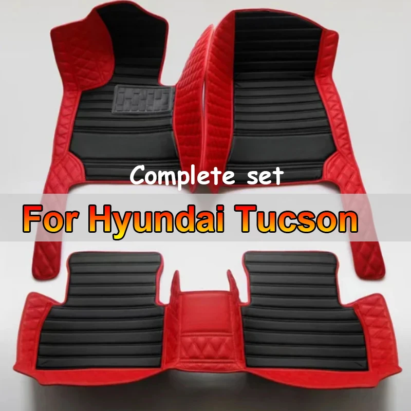 

3 шт. автомобильные коврики для Hyundai Tucson 2015-2018 авто аксессуары для интерьера ковры Стайлинг защитные продукты чехлы на заказ