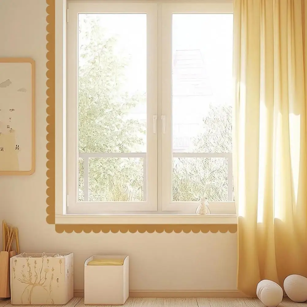 

Фестончатая деревянная рамка, декор, зубчатая деревянная рамка, отделка для поделок своими руками, домашний декор, настенный шкаф, полка для окна