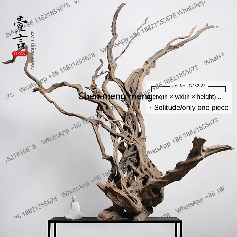 

TT Natural with Type Root Carving Weathering Dried Wood Submerged Wood Chinese Style Entrance Zen Ornament Home Decorations