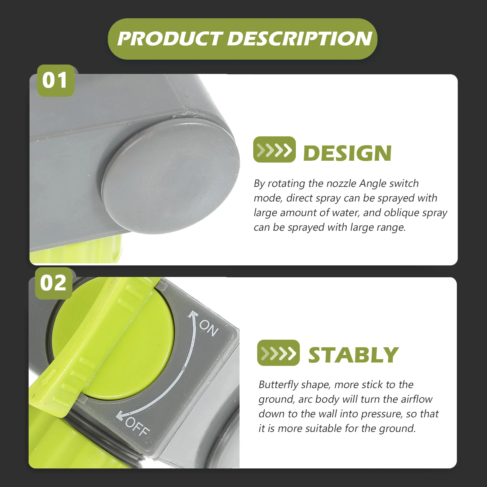 

Hose Splitter Garden Water Separator Heavy Duty Plastic Y Adapter For Garden Hose Accessories Water Tube Connector