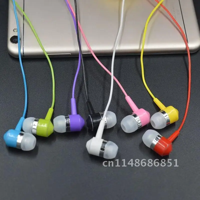 1pcs Earpiece for Xiaomi for Iphone for Huawei Sports Earbuds 3.5mm Wired Earphones with Mic Bass Phone Headset