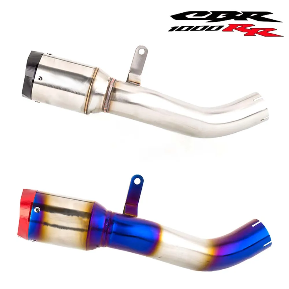 Exhaust Connect Refit for Honda CBR1000RR CBR1000 SP/SP2 2017 2018 2019 Motorcycle Link Tubes with Exhaust Muffler Pipe Set