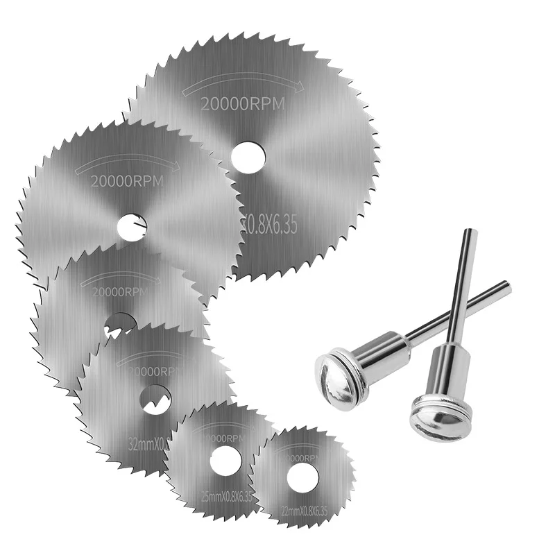 Circular Saw Set 22/25/32/35/44/50mm HSS Milling Blade Circular Saw Slotting Cutter Saw Blade Saw Pade For Woodworking Wood