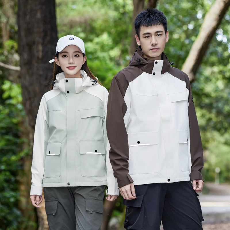 

Новая мужская однослойная водонепроницаемая куртка, легкий уличный плащ с капюшоном, ветрозащитная походная куртка, уличные куртки для скалолазания