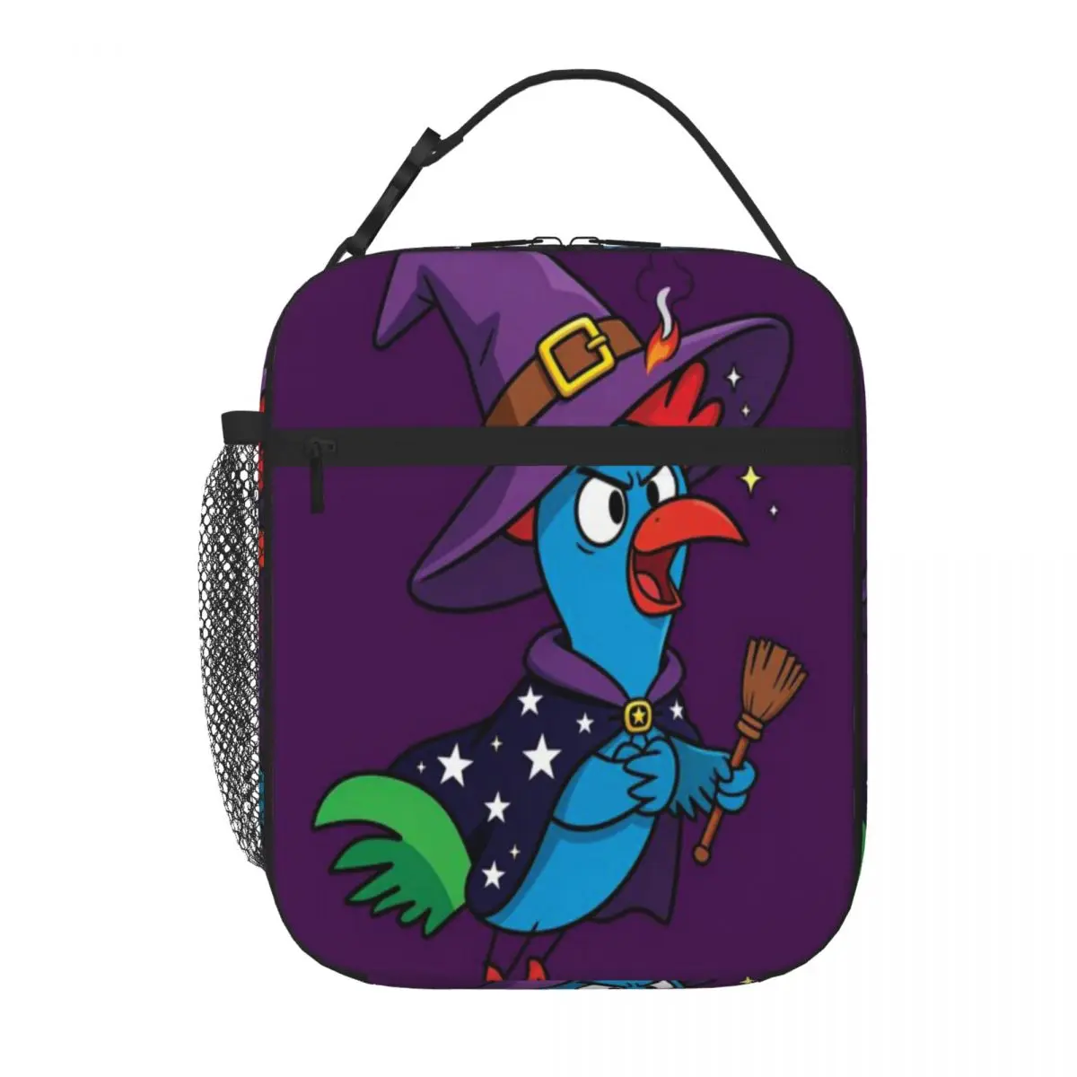 Hot Sale Lucatom The Halloween Wizard Multi Pocket Thermal Food Carrier Car Driving Lunch Portable Lunch Bag