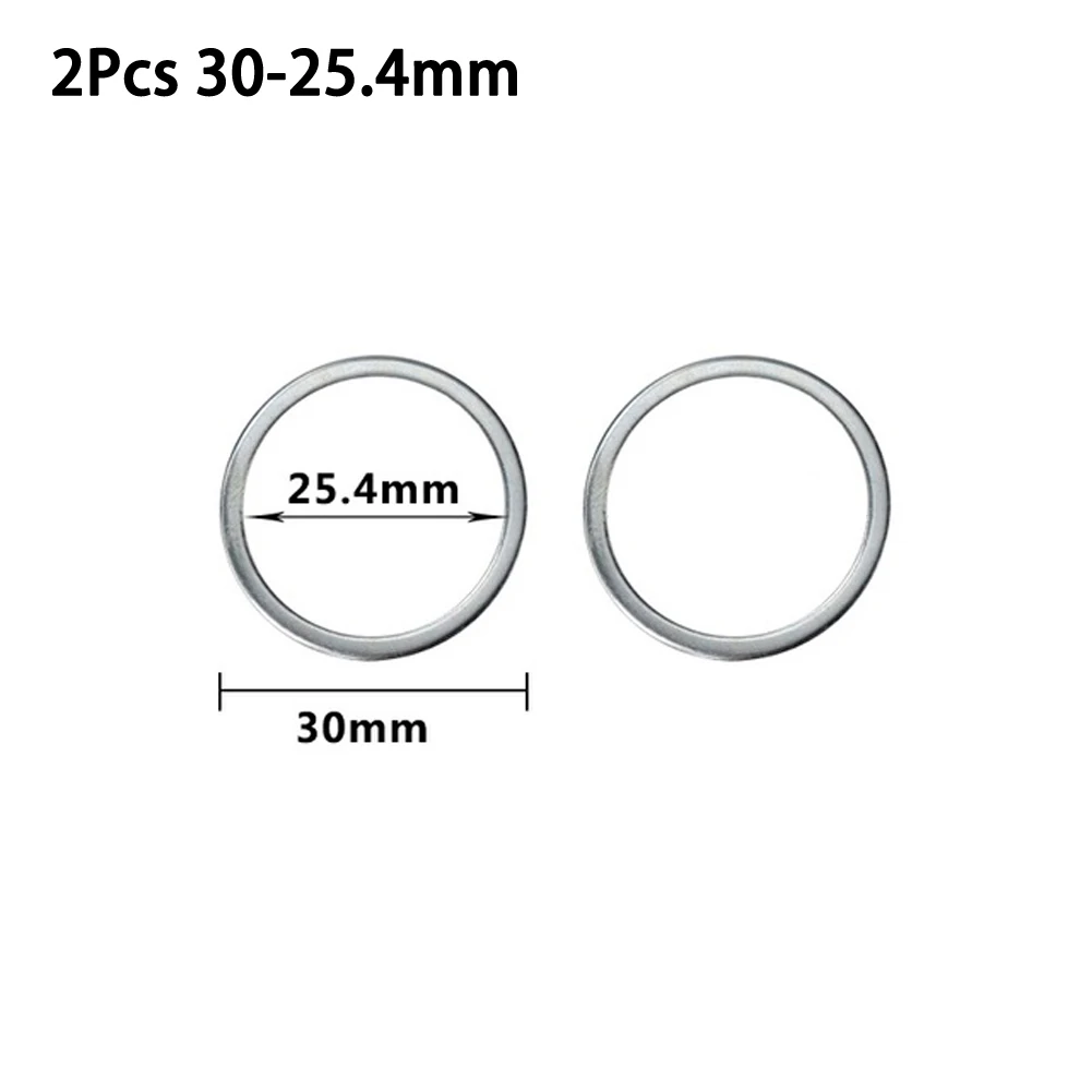 Anneaux de lame de scie circulaire, anneau de conversion, disque de coupe, outils de travail de calcul, rondelle de coupe, lame de scie, 2 pièces