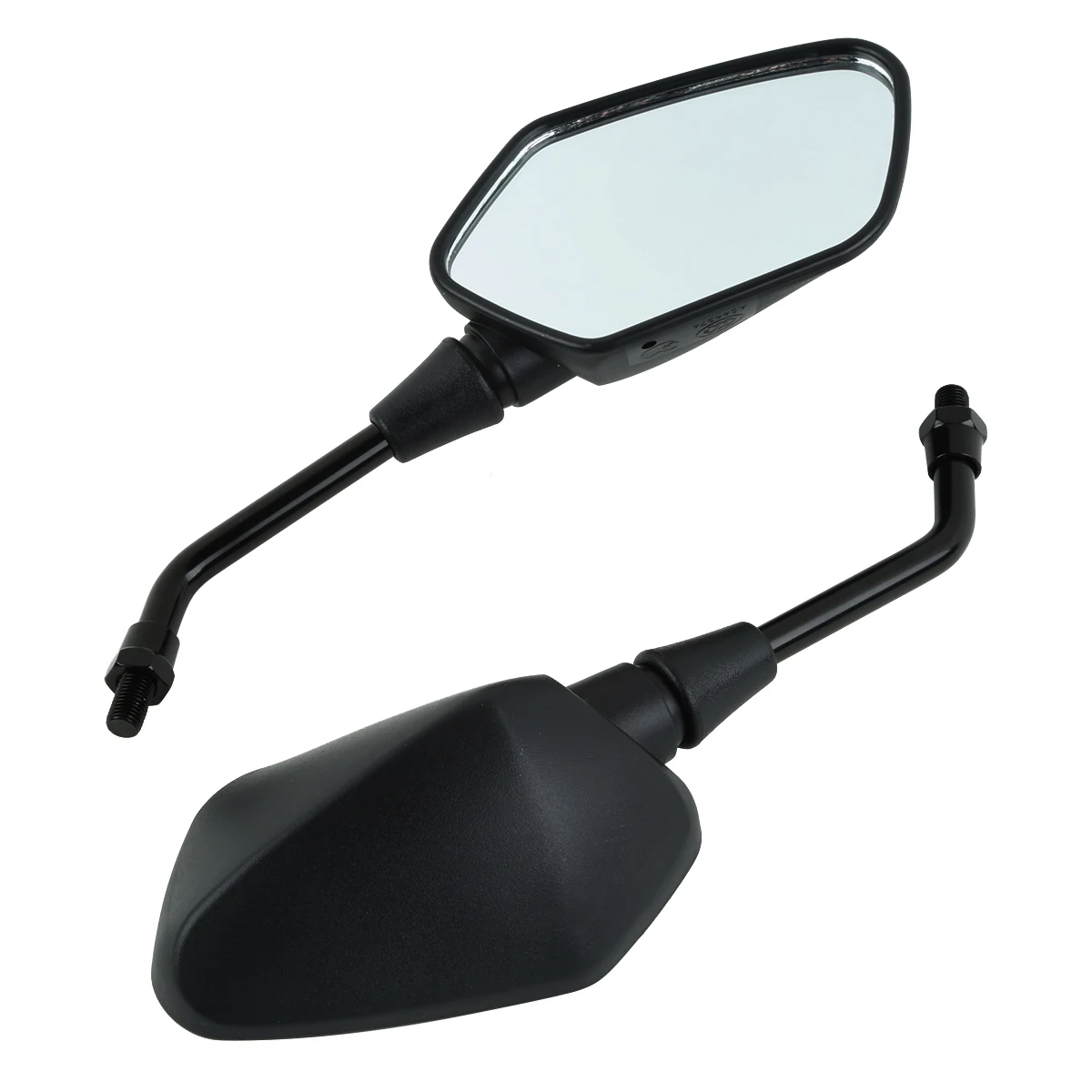 

Motorcycle 10mm Black Rear View Side Mirrors For Suzuki Yamaha Kawasaki Honda Cruiser Chopper ATV KLR250 KLR600 KLR650