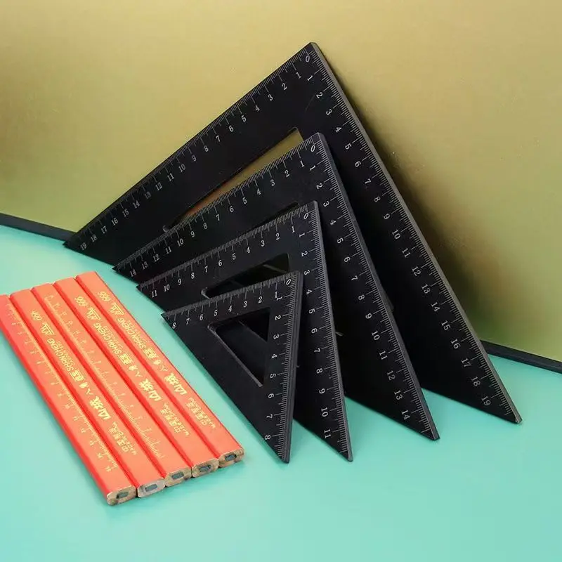 Woodworking scribing tool Corner ruler degrees Right angle Triangle