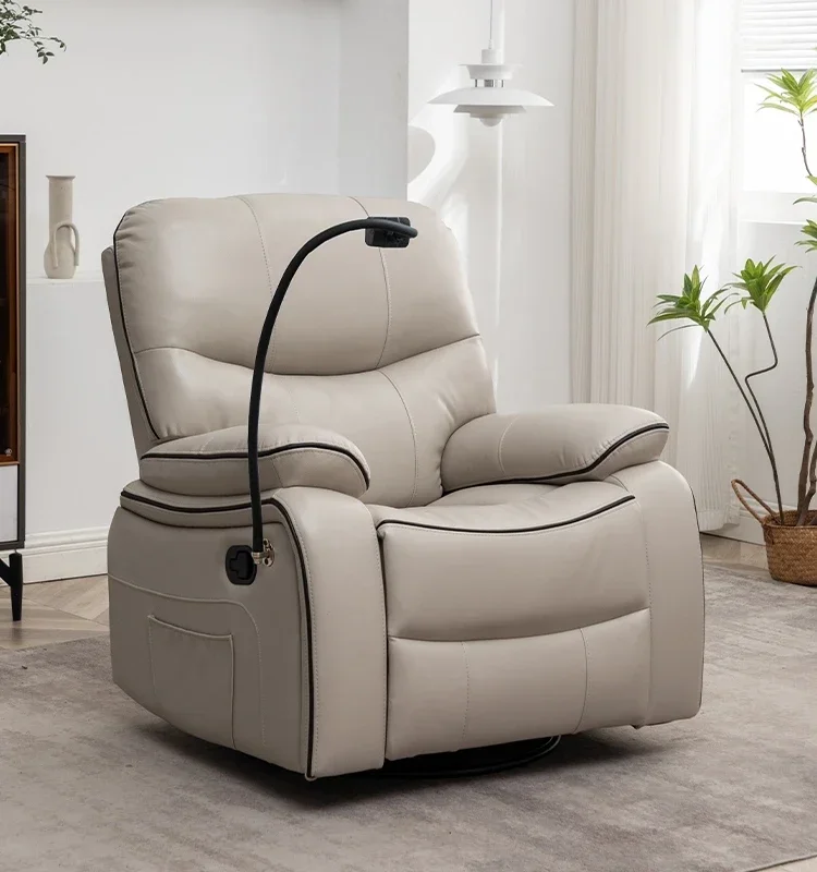 Cadeira de massagem elétrica multifuncional, Tecido de couro de microfibra, Home Electric Multi-function Pine Material