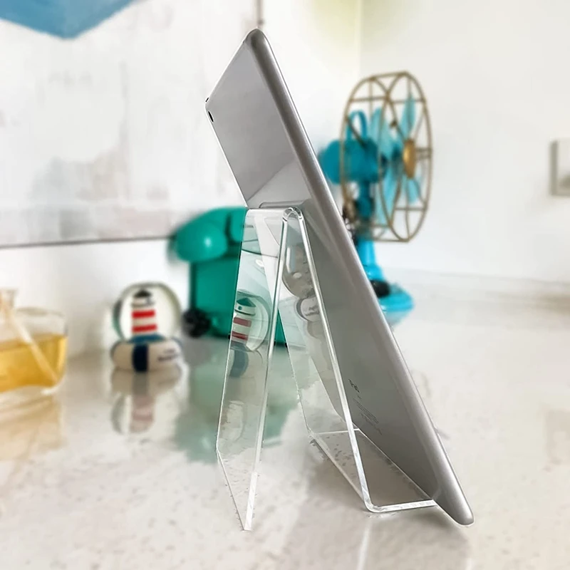 6 حزمة الاكريليك كتاب حامل واضح الاكريليك عرض حامل الحامل لعرض ألبومات الصور ، والكتب ، ورقة الموسيقى