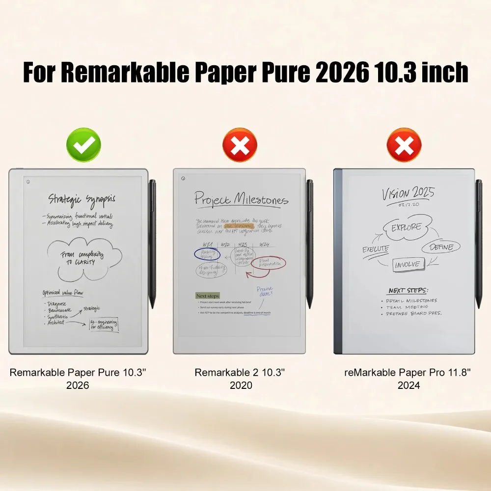 PU Leather Case For Remarkable Paper Pure 10.3