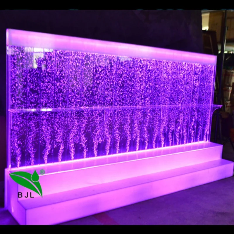 Armario de bar con burbujas de agua iluminado, mueble personalizado para club nocturno, estante para vino, gran oferta