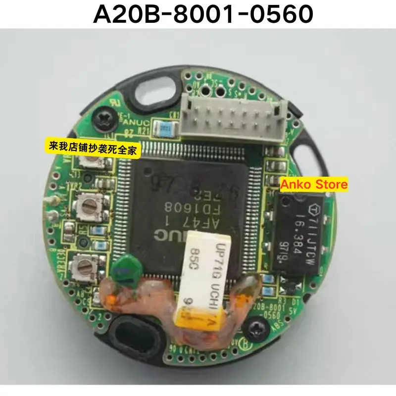 Second-hand test OK  A20B-8001-0560 Encoder