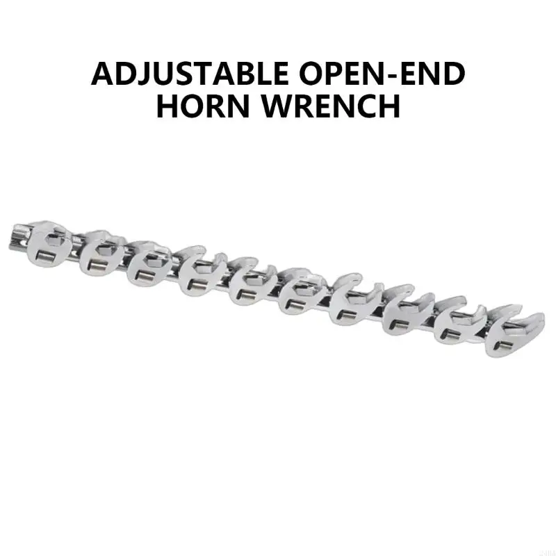 24Ba 3/8 polegadas Crowfoot Chaves Set 10-22mm 3/8 polegadas Chave chave chave ajustável para fixadores acesso mecânico