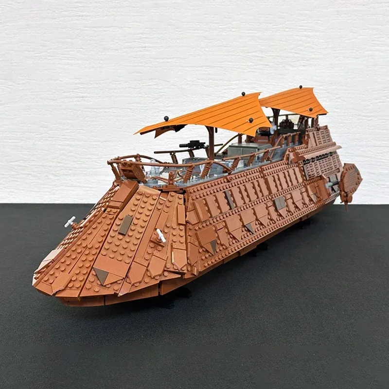 2025 Neuer UCS Jabba's Sail Barge Baustein Moc Classic Sail Boat Modellsteine Montage für Spielzeug