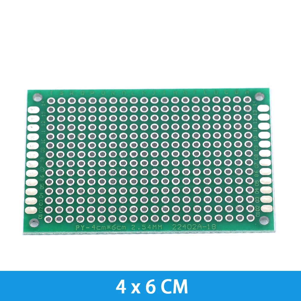 1/5/10PCS 2x8 3x7 4x6 5x7 6x8 7x9 8x12 9x15 12X18 cm Double Side Prototype Diy Universal Printed Circuit PCB Board Protoboard