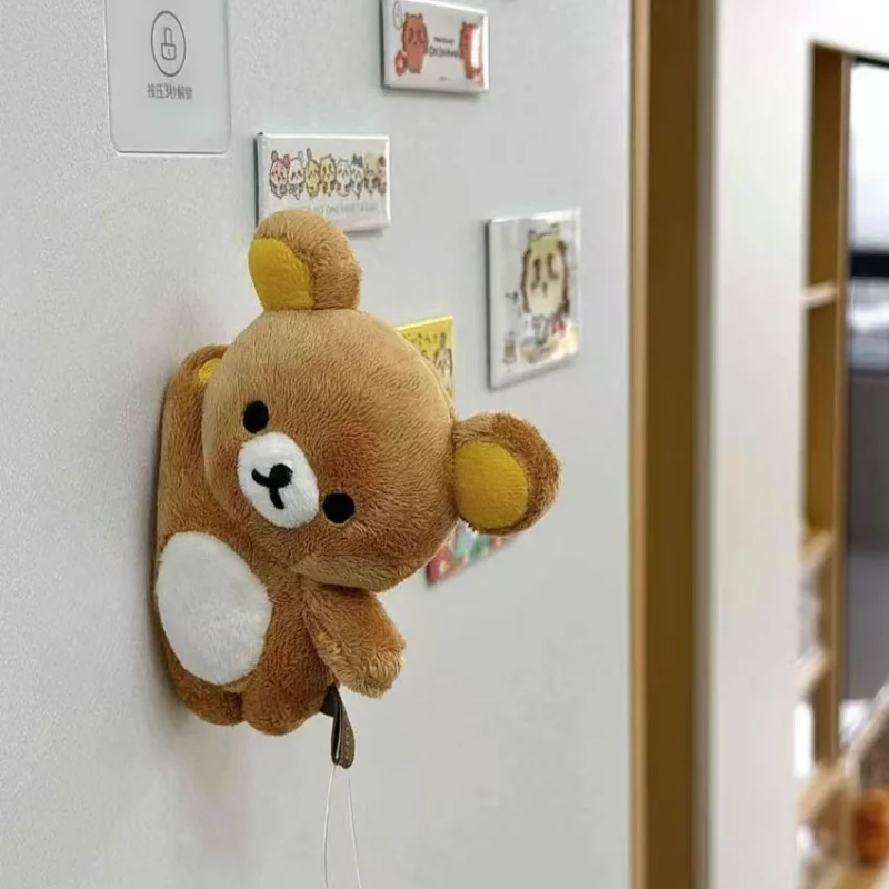 

Новая модель магнитного притяжения Rilakkuma мультфильм милая лежачая положения магнит на холодильник маленький медвежонок подарок девушка мультяшная плюшевая игрушка