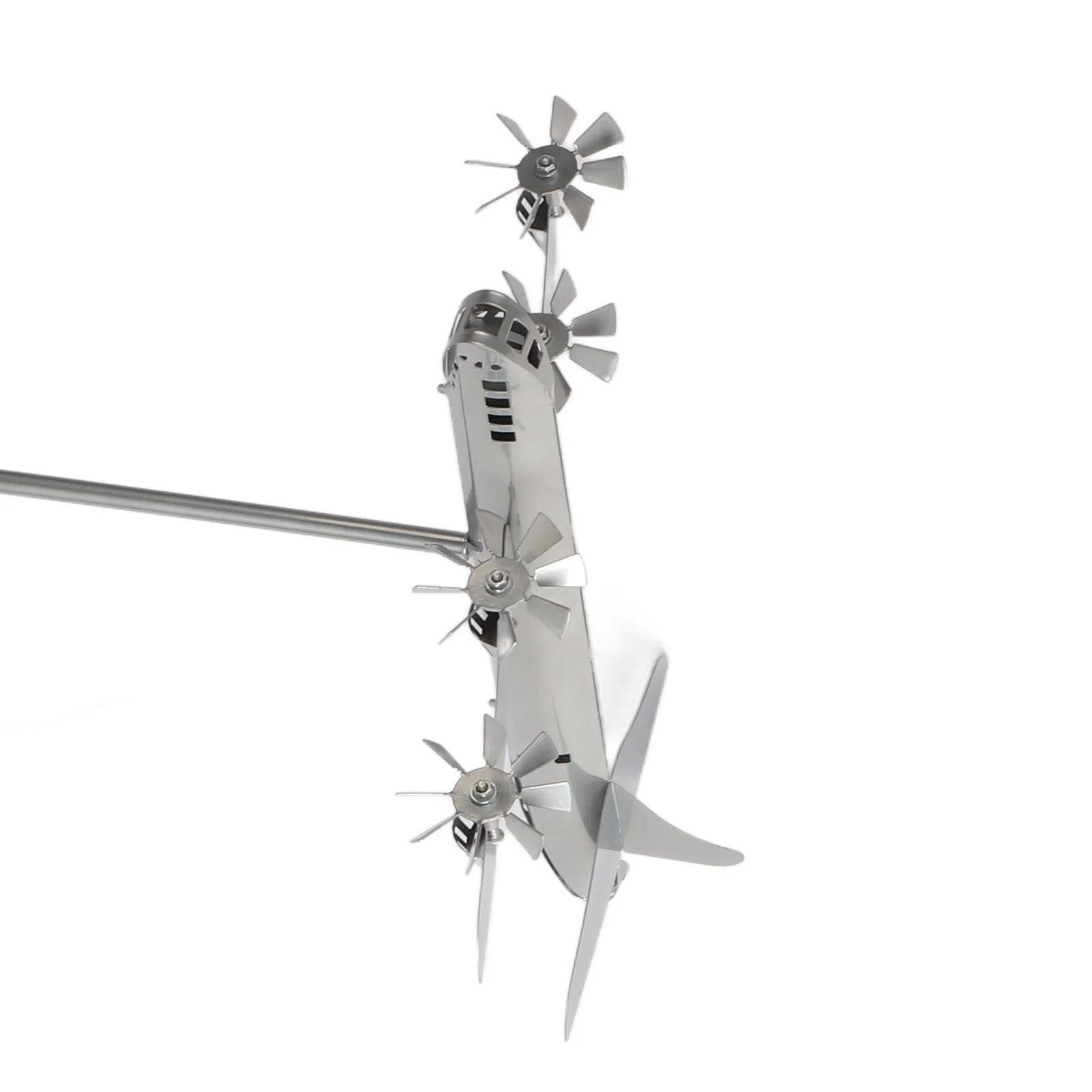 Aircraft Wind Sculpture, Airplane Yard Spinners Windmill, Wind Powered Airplane Windmills for The Yard, Garden, Patio