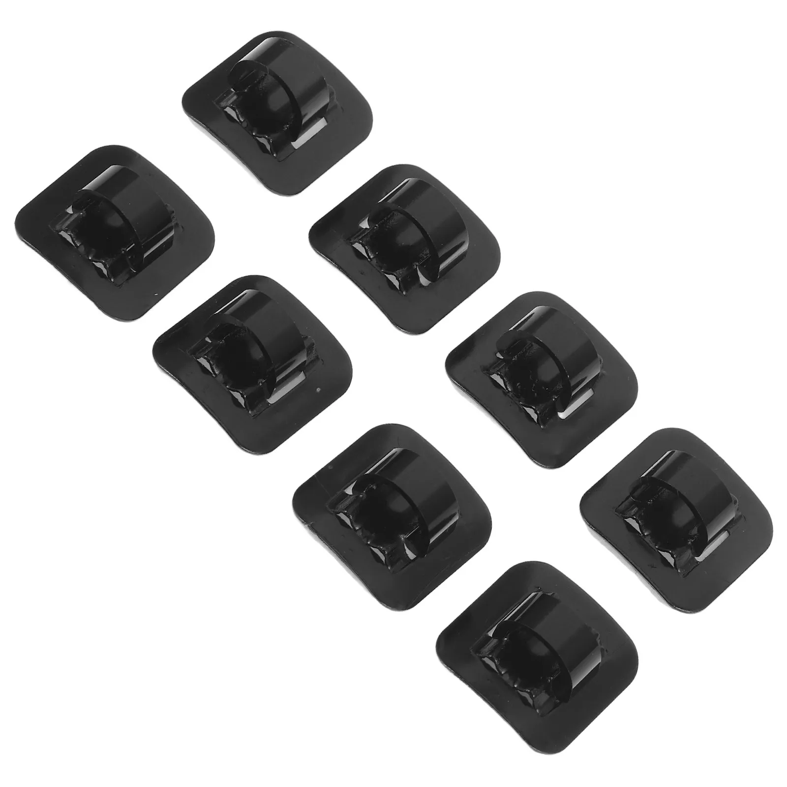 

8Pcs Buckle Bike Cable Clips Aluminum Alloy Adhesive Brake Line Housing Clamps Mountain Road Bicycle Wire Clips Organizer