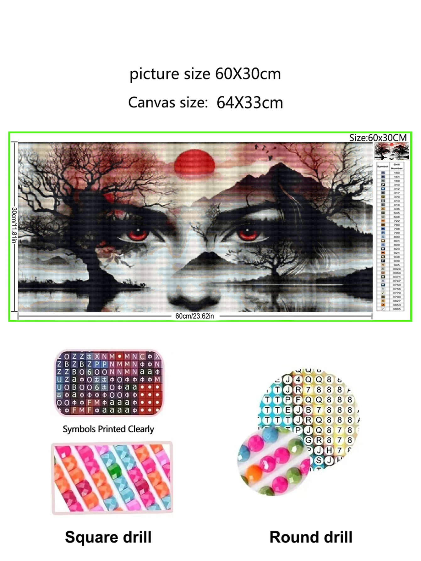 Fantasy abstract face landscape Diamond Painting New 2025 Full Diamond Mosaic Cross Stitch Kits Amazing Woman Home Decor Gift