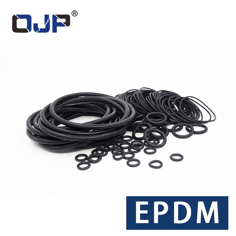 EPDM OD4~30mm CS1-3.1mm o ring Acid and Alkali Resistance Water Resistance Friction Resistance Black o-ring washer