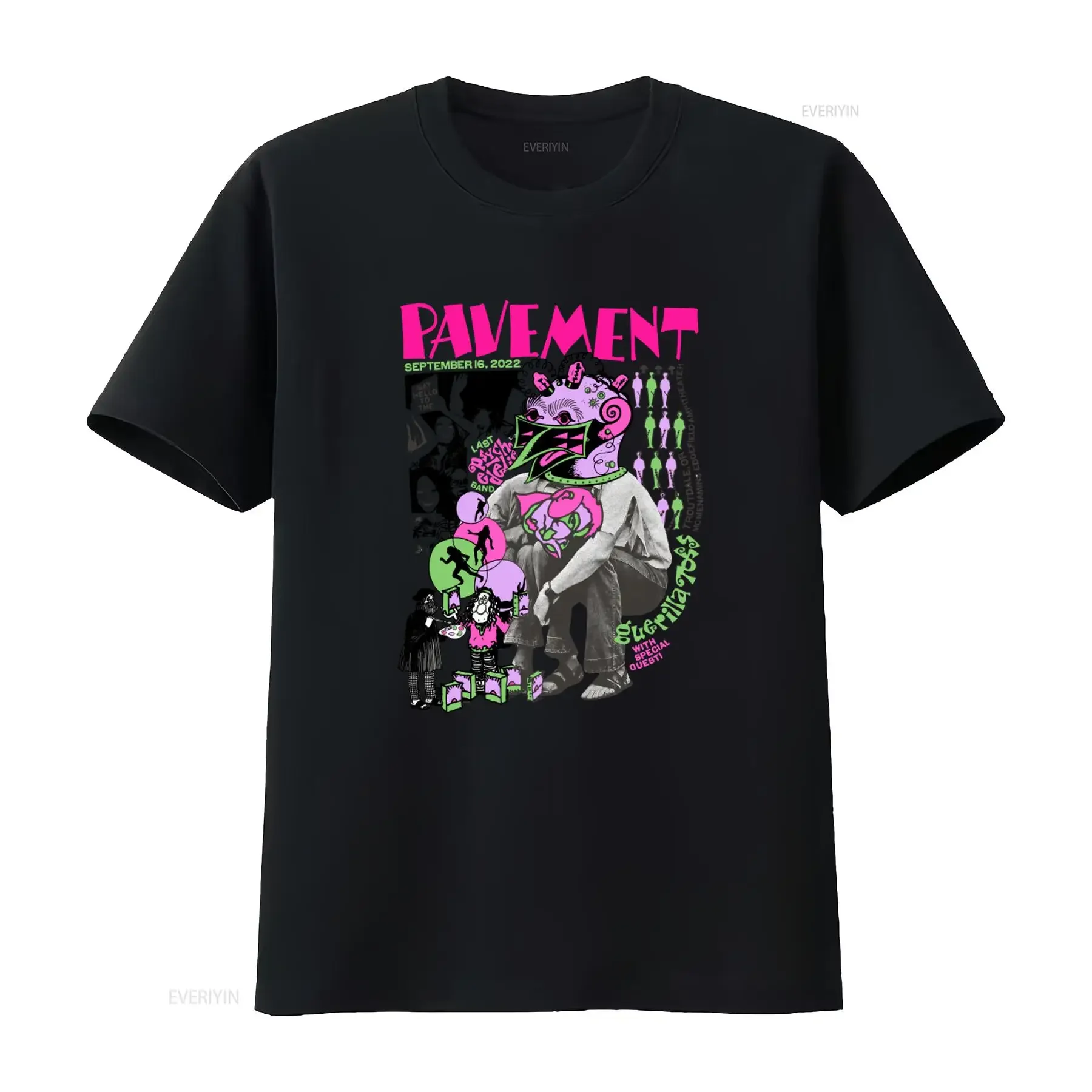 Pavement Us Tour Band Concert Print T Shirt for Fans All Sizes 2022 Event Souvenir TMB3415 vintage Washed Soft Slightly