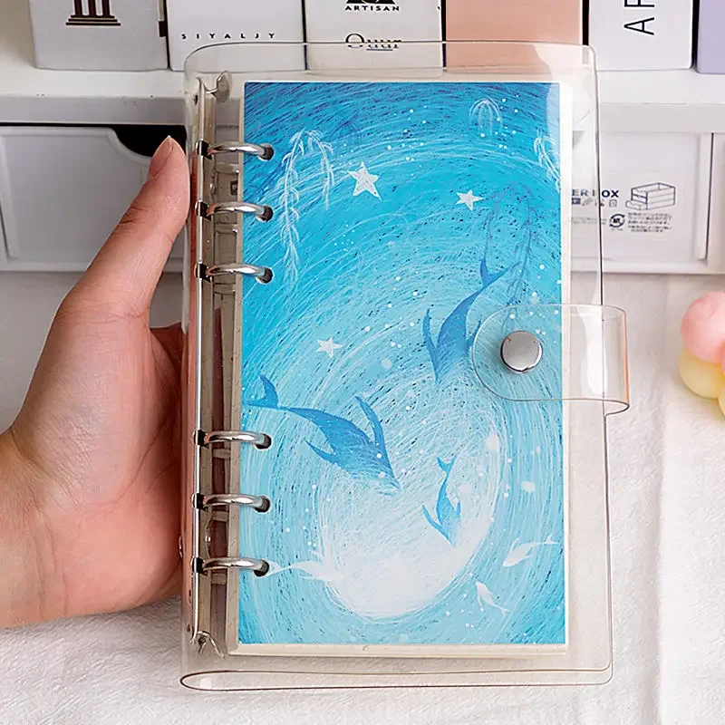 Loose-leaf bookkeeping book Removable family multi-functional financial book Cute student notebook Storage details Handbook