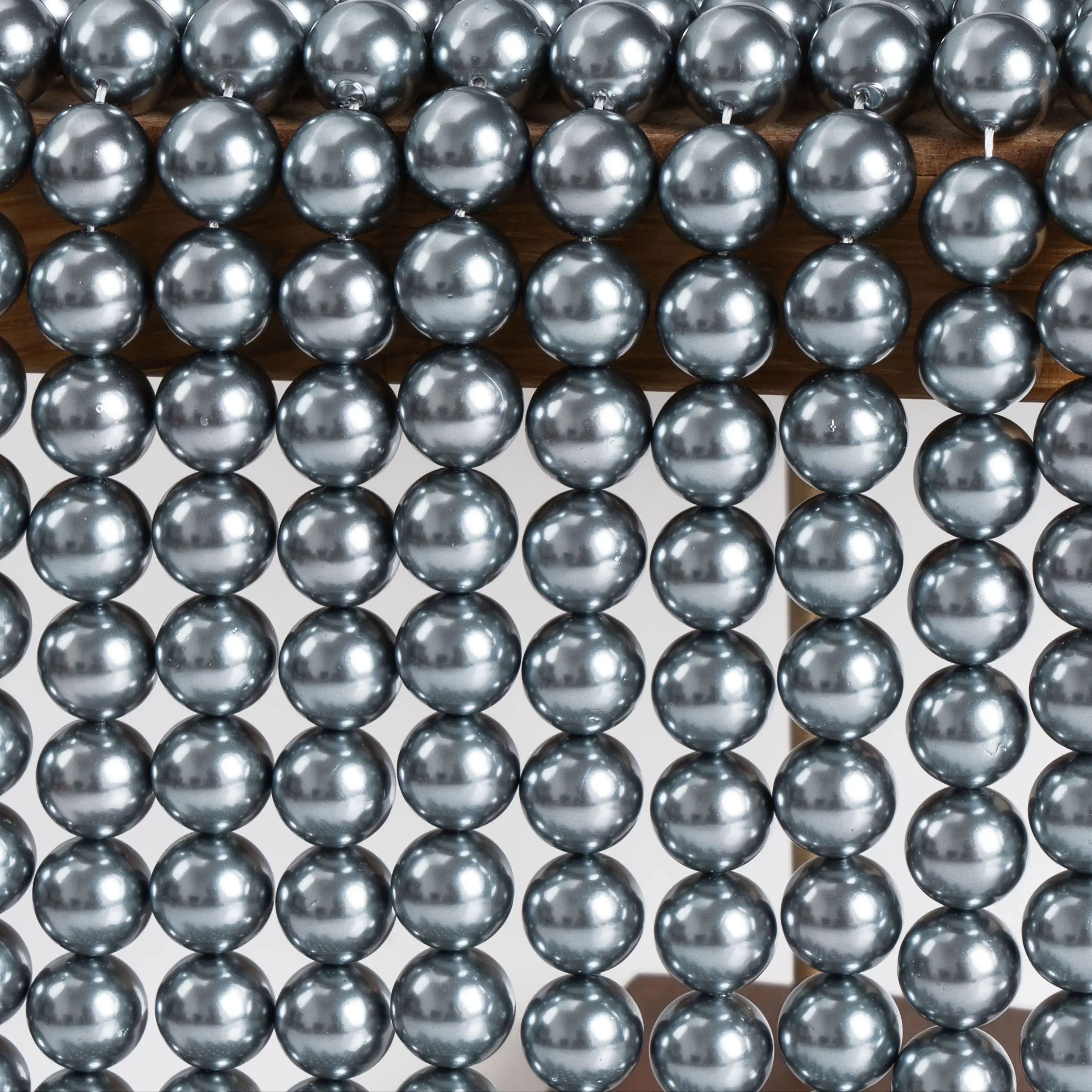 SHELL PEARL GREY ROUND BEADS LOOSE BEADS FOR JEWELRY MAKING DIY BRACELET NECKLACE HANDMADE ACCESSORIES MEDITATION HEALING ENERGY