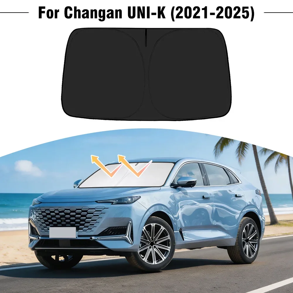 For Changan UNI-K 2021 2022 2023 2024 2025 Car Windshield Sunshade Cover Front Window Visor UV Protection Accessories