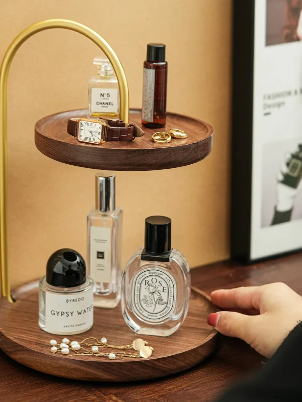 amerique-du-nord-bla-noyer-stockage-cosmetique-ra-bureau-parfum-presentoir-organisateur-d'entree-bijoux-stockage-elfe