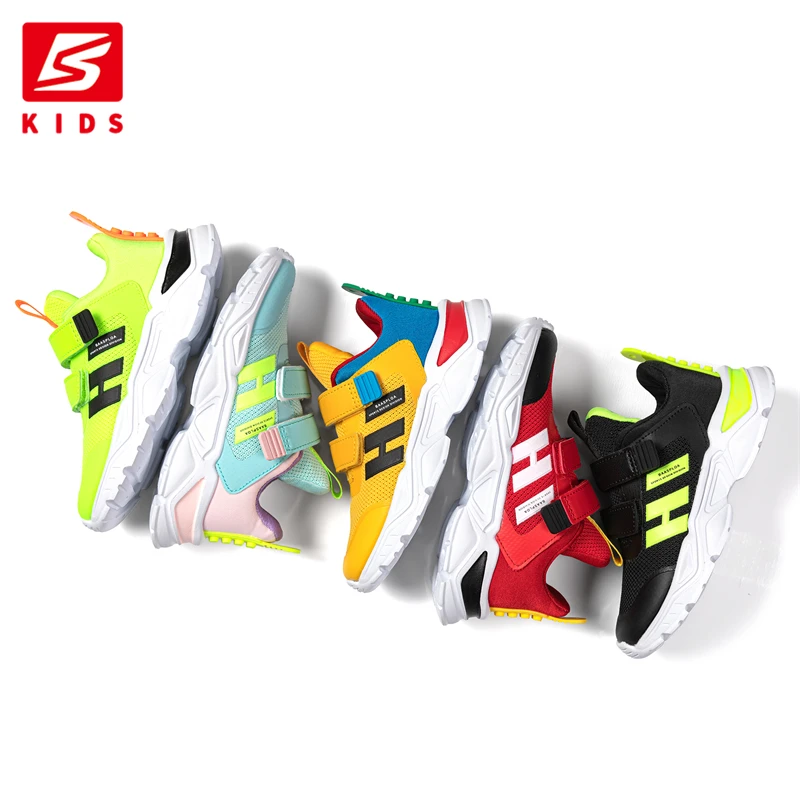 Breathable Children Sneakers Girls Boys Fashion Running Shoes Kids Sports Shoe Breathable Mesh Child Basketball Shoes