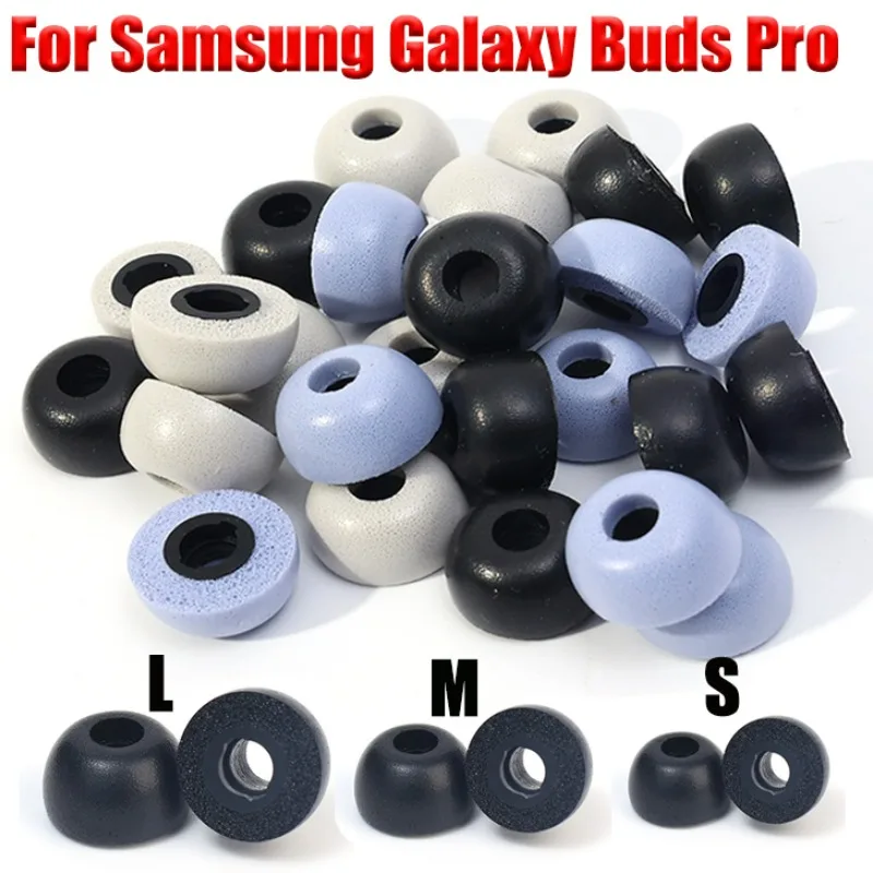 

1-3pairs Replacement Earplug for Samsung Galaxy Buds Pro Replacement Memory Foam Ear Tips Anti Slip Cushion Earbuds for Samsung