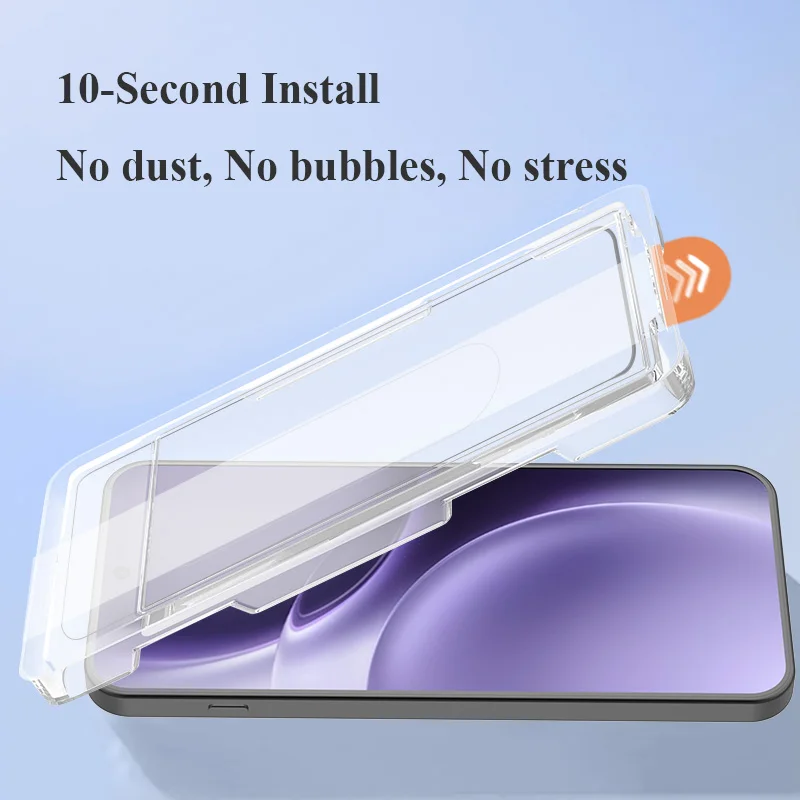 

For Vivo X300 Ultra / X300 Pro 5G 2pcs LeReach CF Ultra-thin Tempered Glass Film Dust-Free Seal Screen Protector