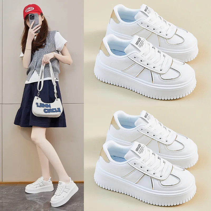 

Обувь для скейтборда, массивные кроссовки, белые туфли, новые студенческие туфли на платформе, повседневная обувь, туфли для досок, уличная обувь